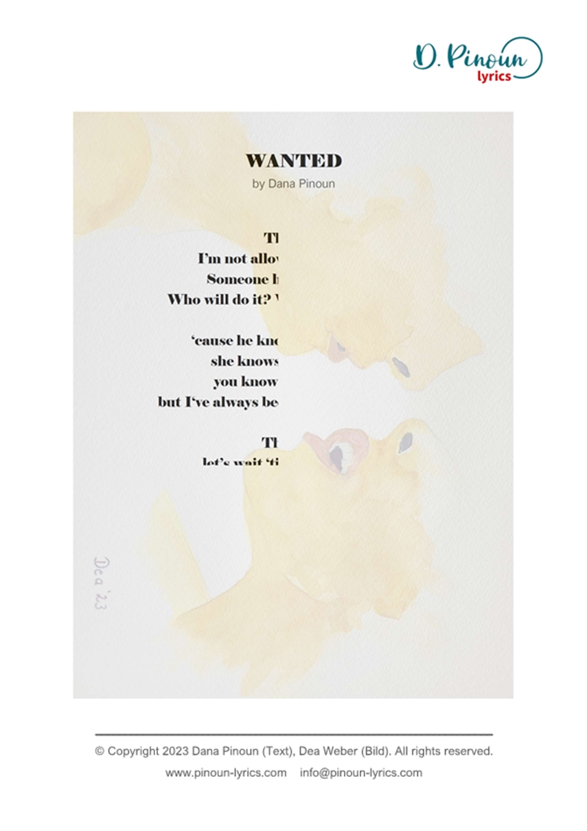 Liedtext: Wanted